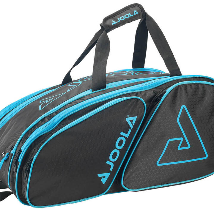 JOOLA Tour Elite Bag 6 pickleball europe shop JOOLA Tour Elite bag black lightblue