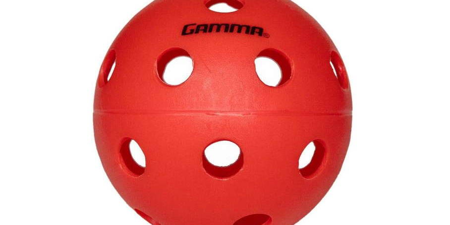 Gamma Pickleball Photon Indoor Ball, rot 9 Gamma Pickleball Photon Indoor Ball, rot